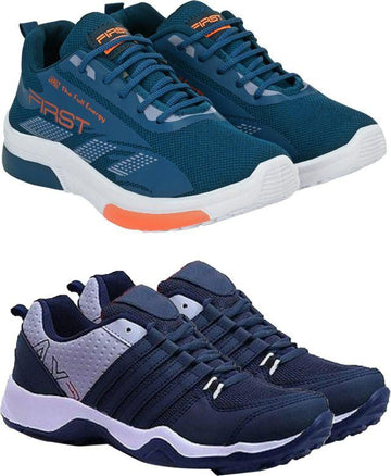 BIRDE Trending Stylish Walking & Running Comfortable Sports Shoes For Men Pack Of 2 Roposo Clout